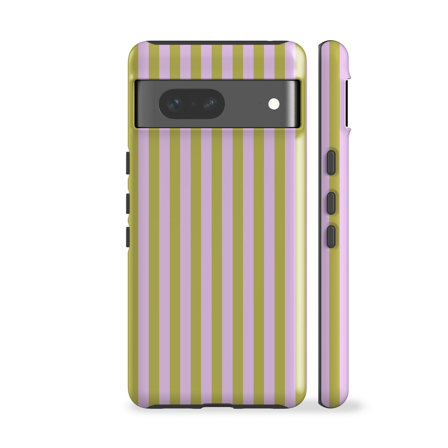 Lime Striped Phone Case