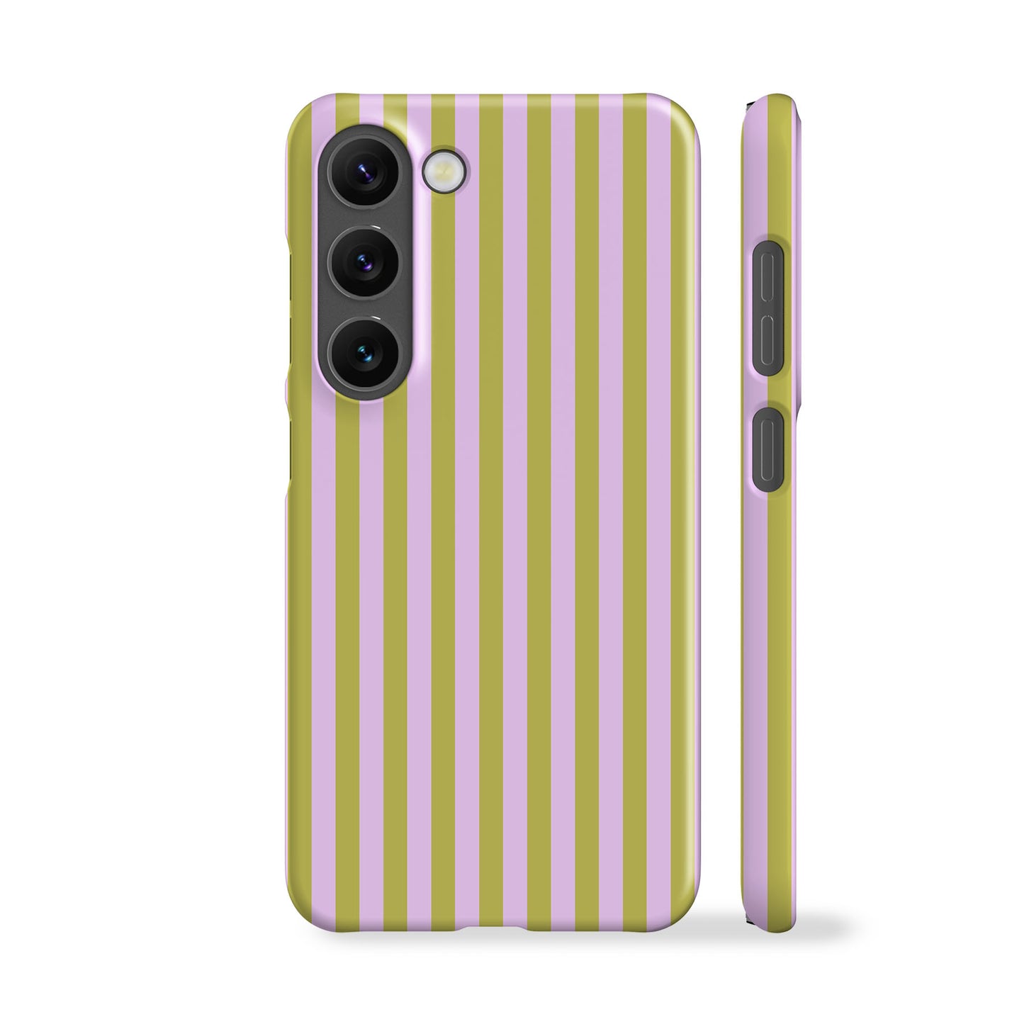 Lime Striped Phone Case