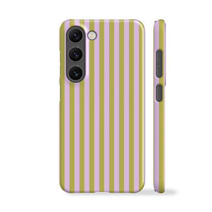 Lime Striped Phone Case