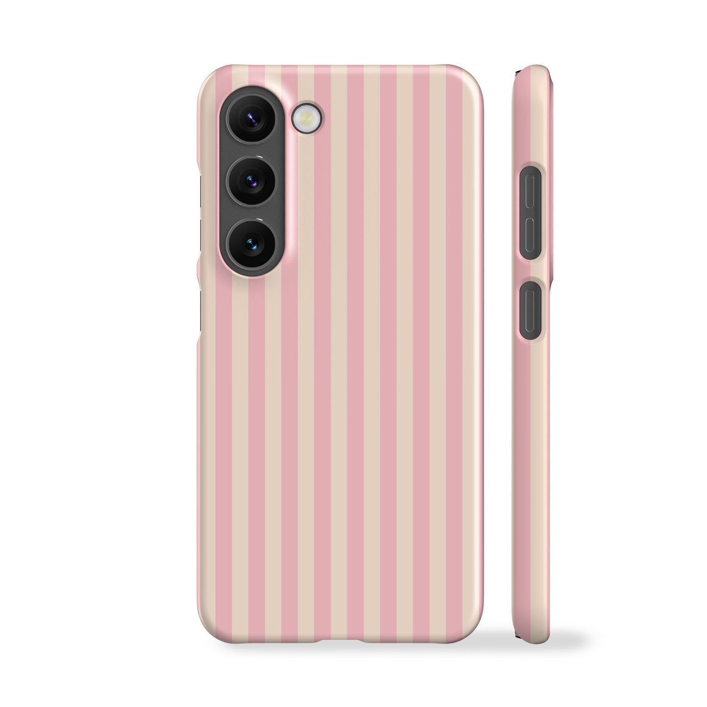 Pale Pink Striped Phone Case