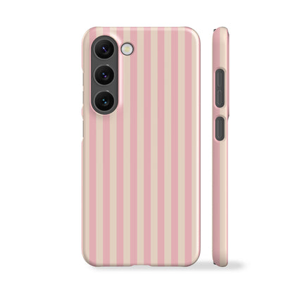 Pale Pink Striped Phone Case
