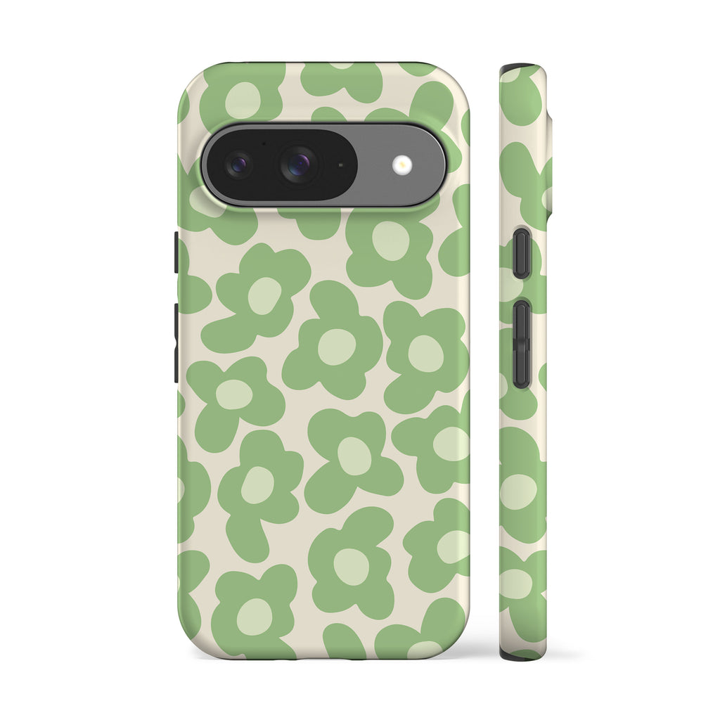 Retro Daisy Mint Phone Case