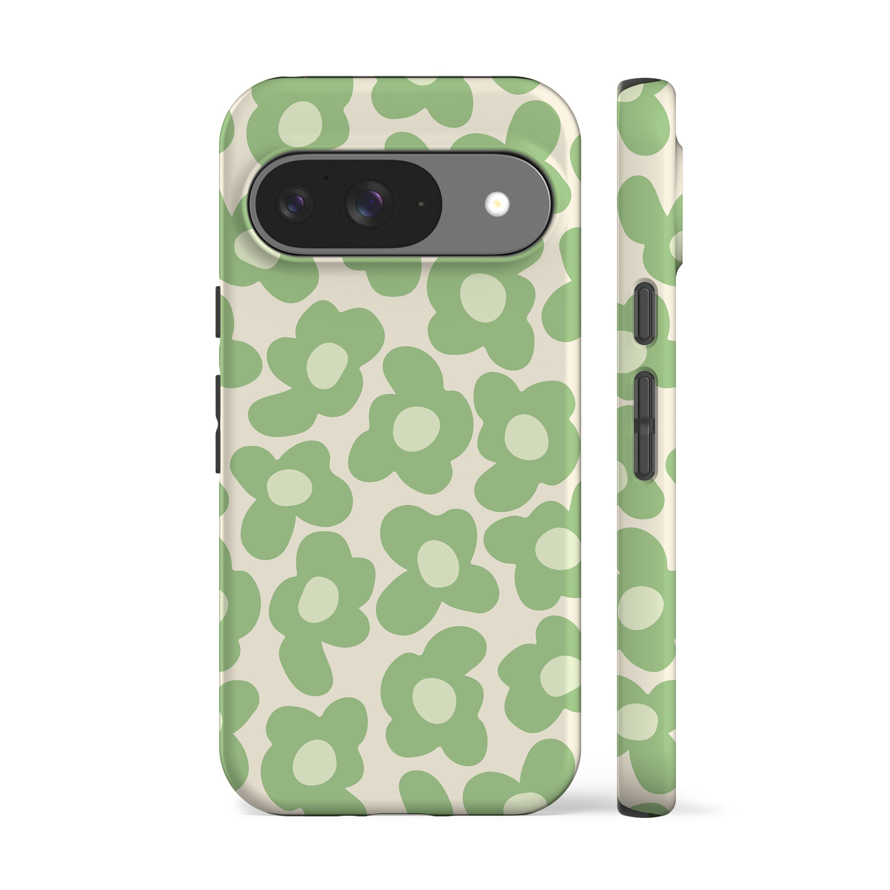 Retro Daisy Mint Phone Case