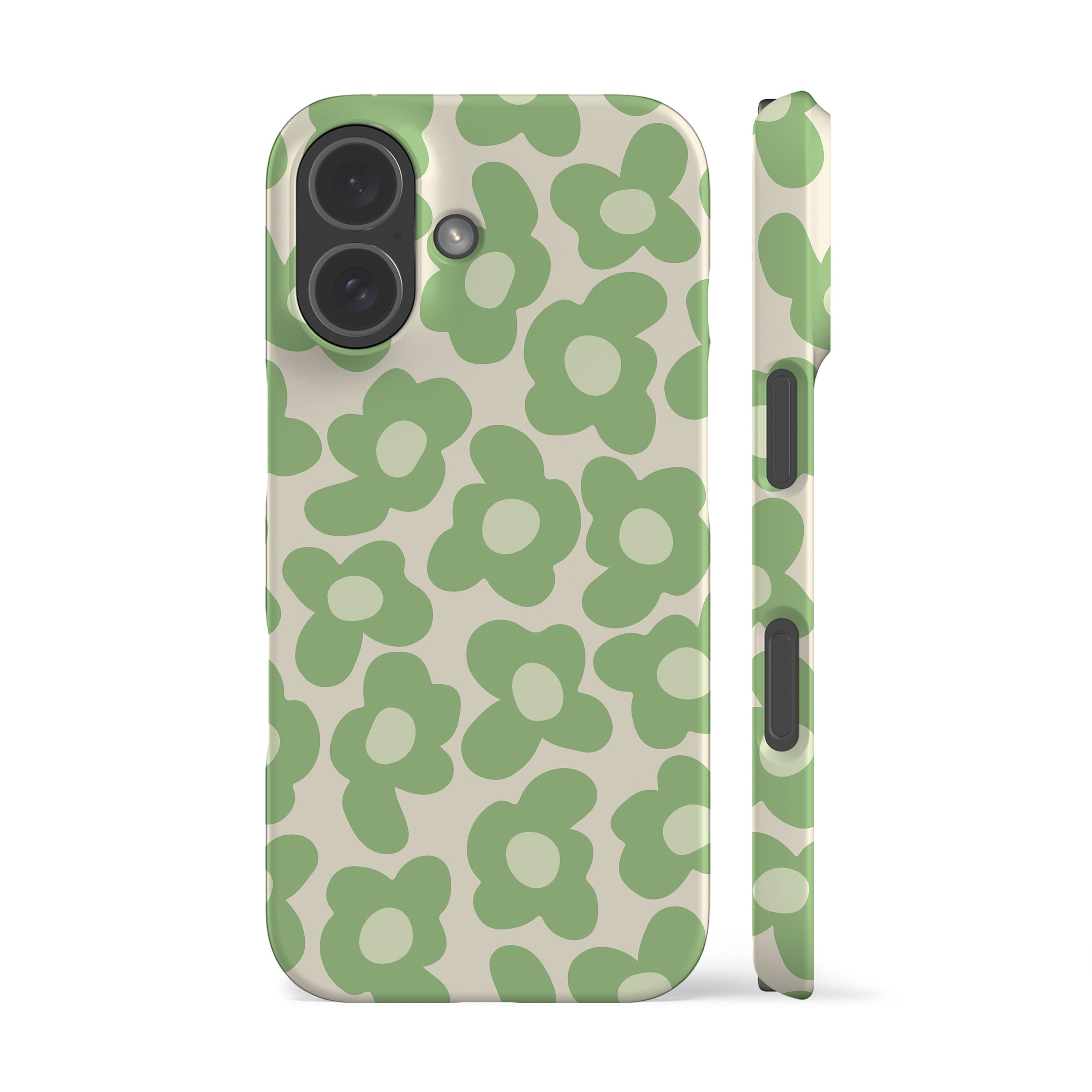 Retro Daisy Mint Phone Case