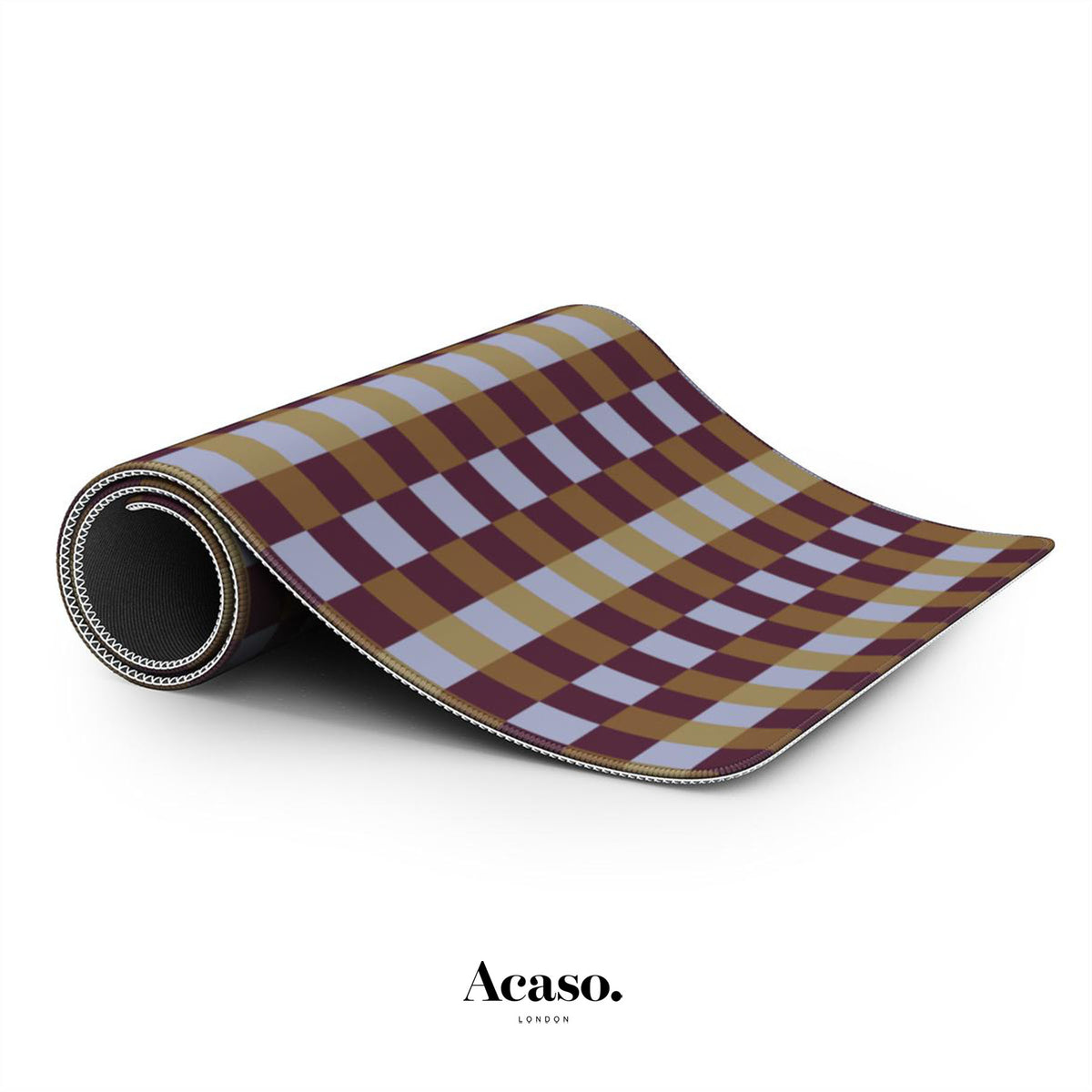 Retro Gingham Desk Mat