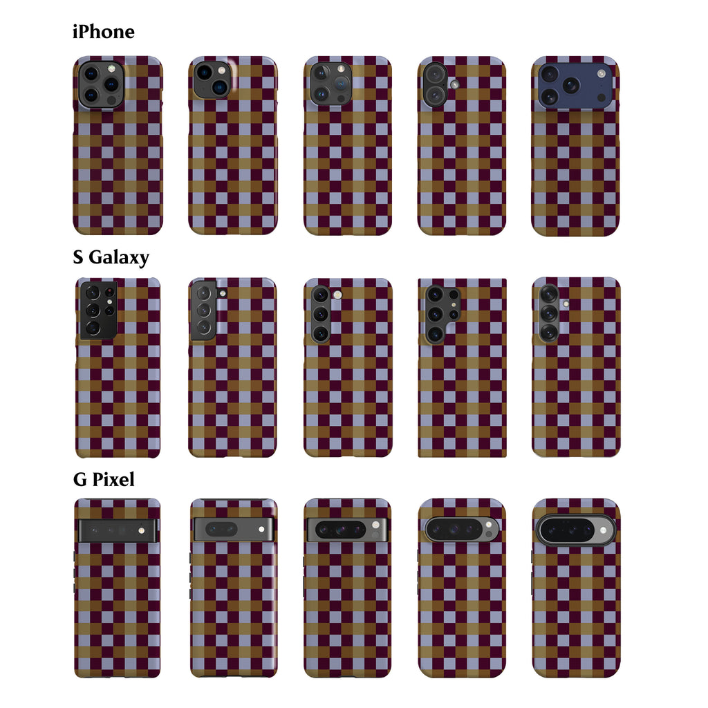 Retro Gingham Phone Case