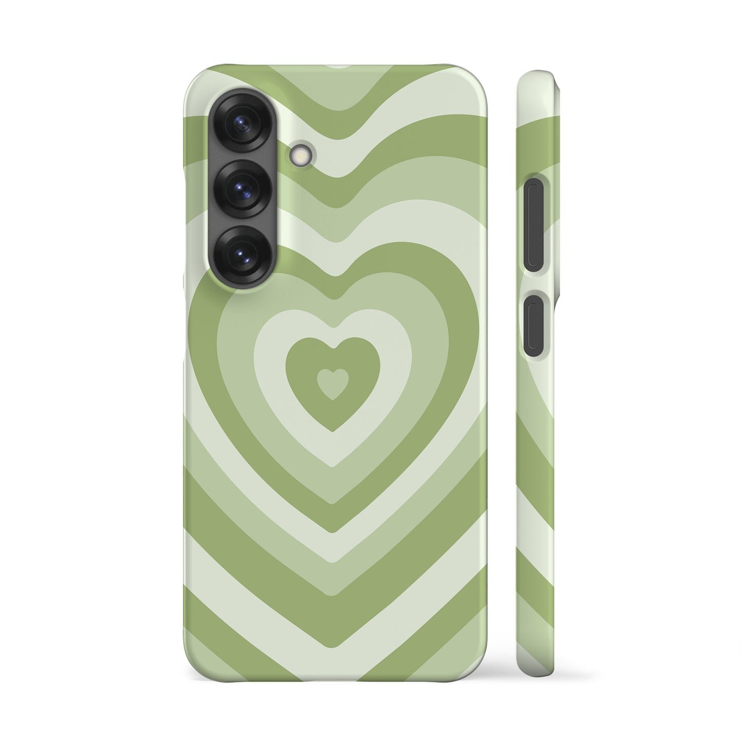 Retro Heart Green Phone Case