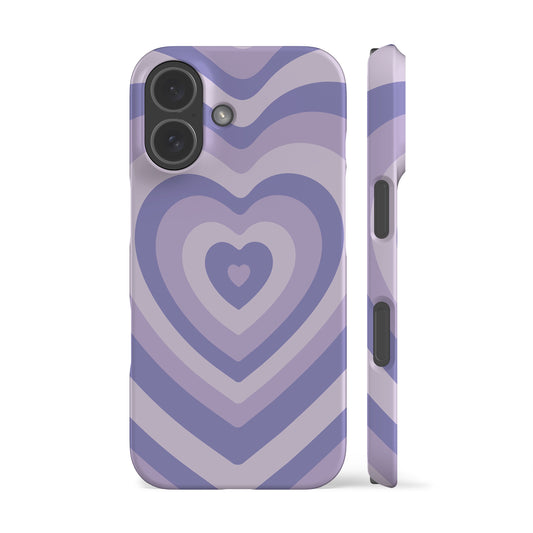 Retro Heart Lilac Phone Case