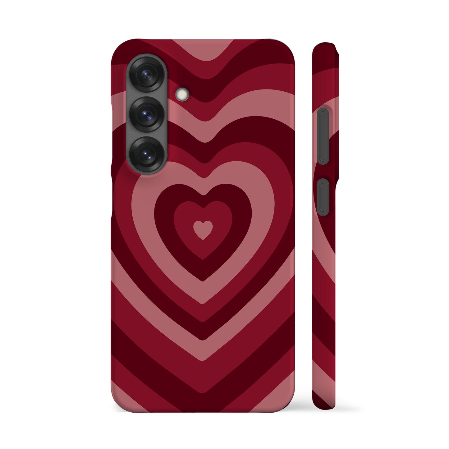 Deep Red Hearts Phone Case