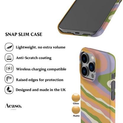 Retro Wavy Phone Case