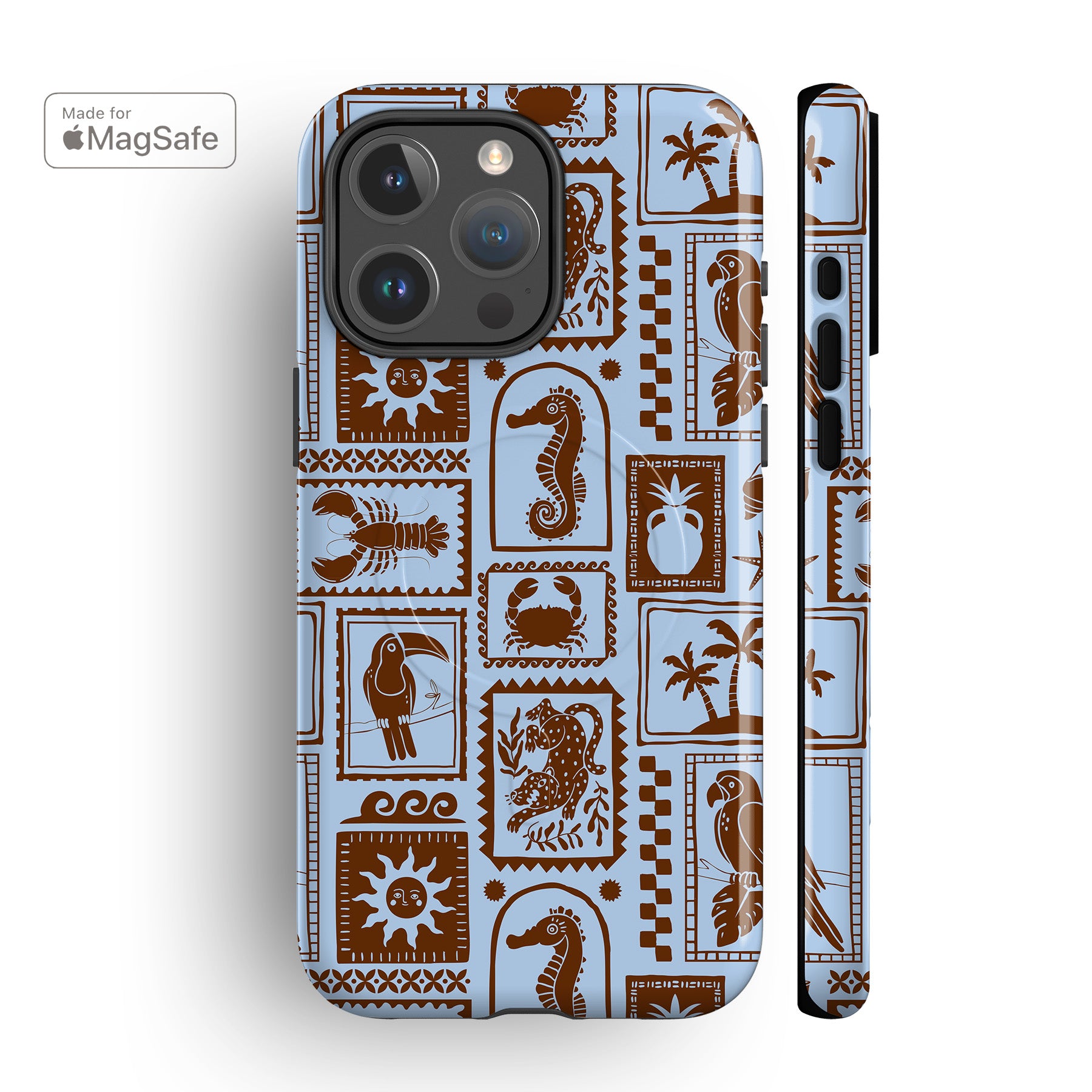 Rio Summer Blue MagSafe iPhone Case