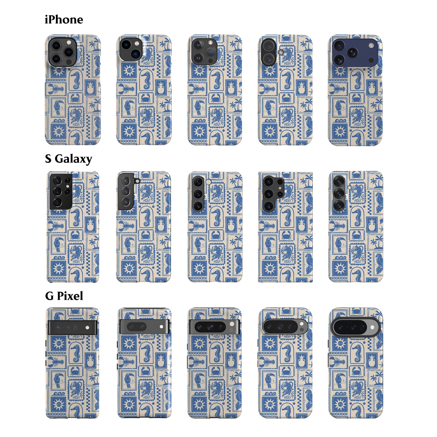 Rio Summer Blue Phone Case