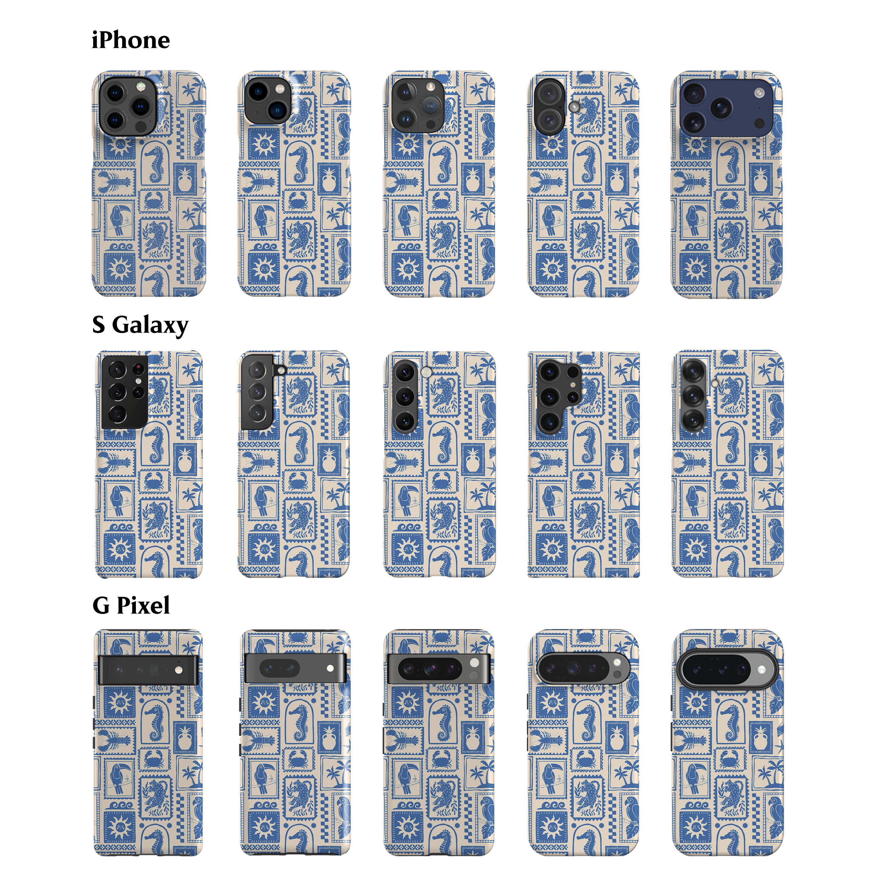 Rio Summer Blue Phone Case