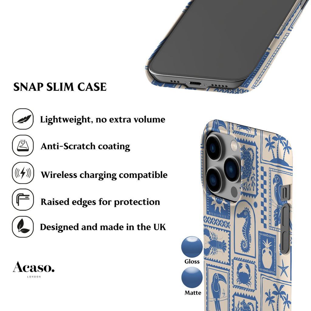 Rio Summer Blue Phone Case