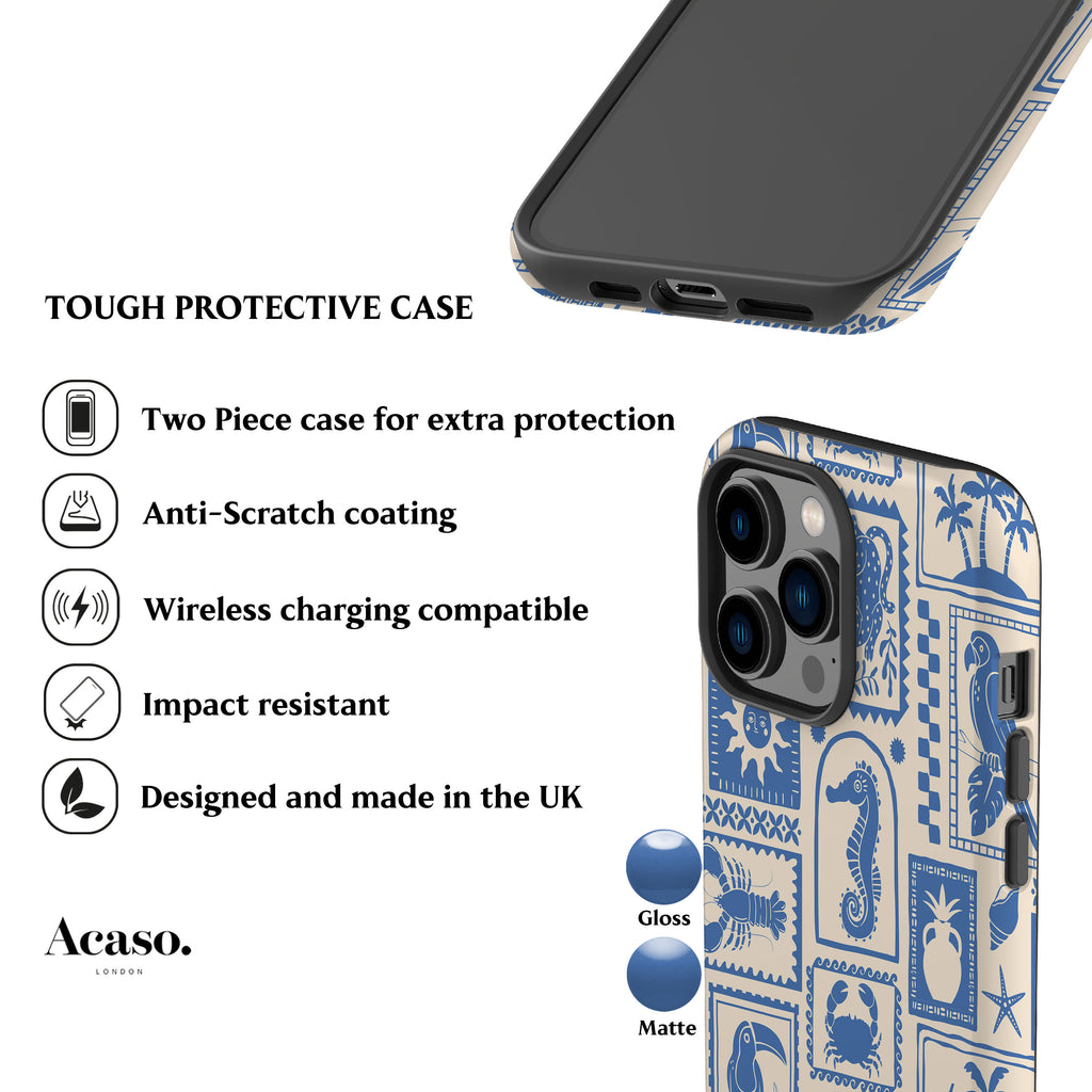 Rio Summer Blue Phone Case