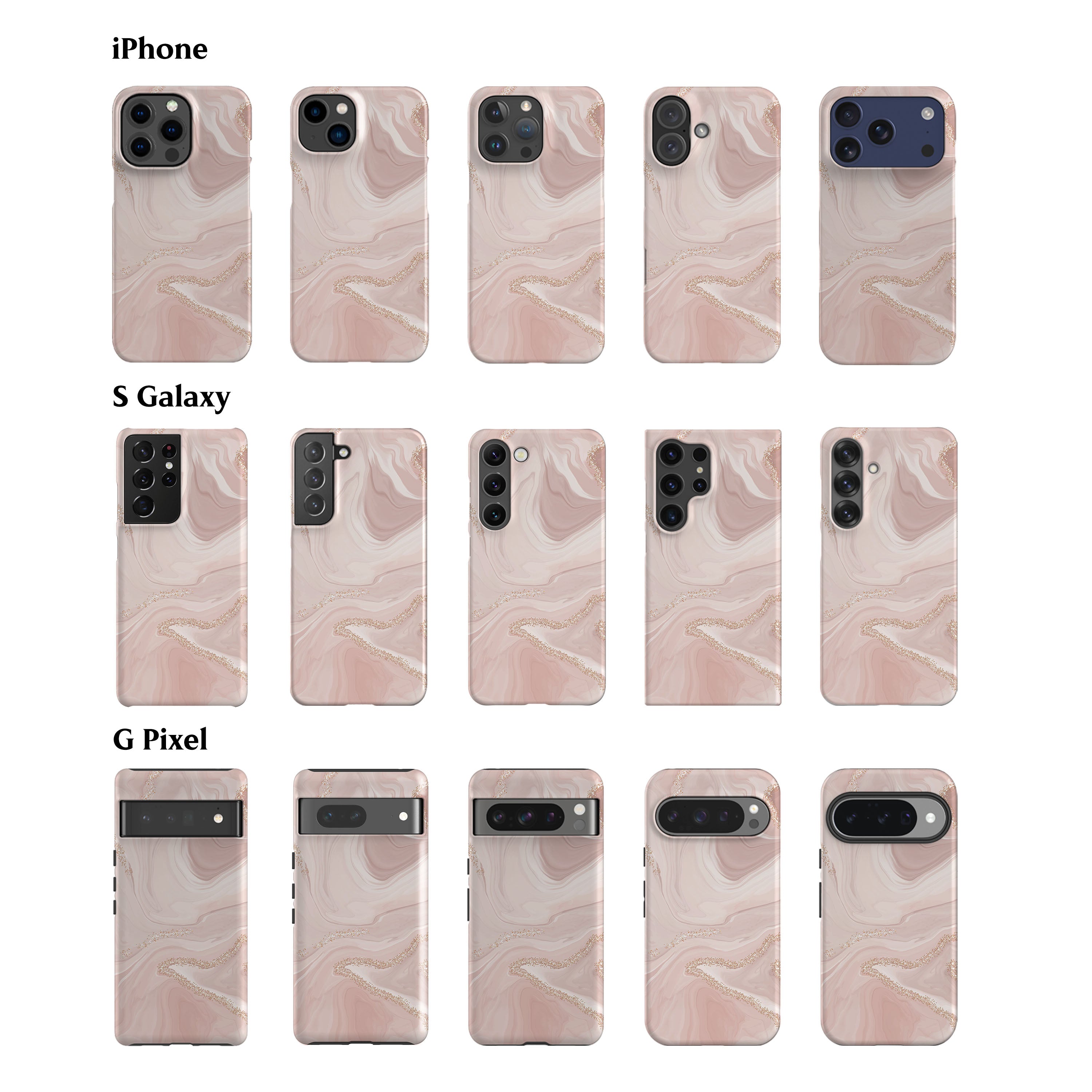 Rose Marble Phone Case