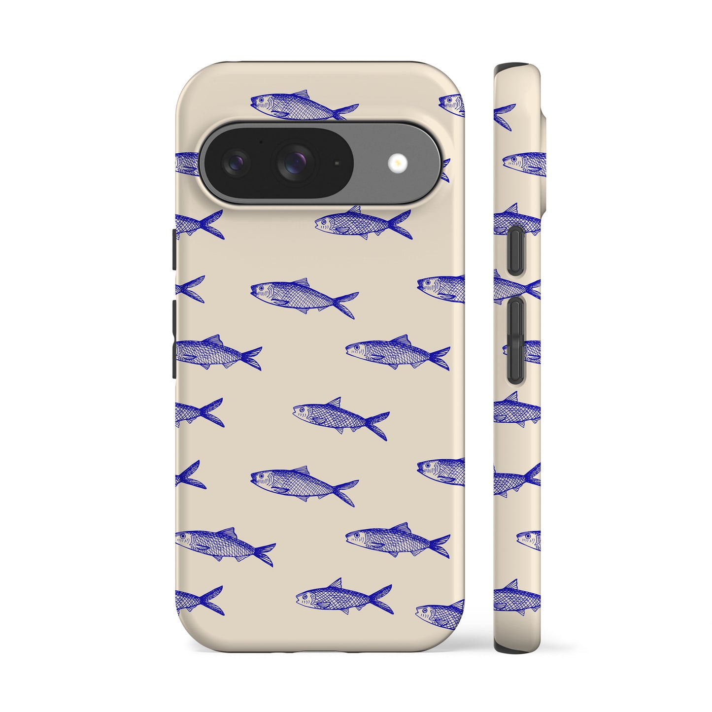 Blue Sardines Phone Case