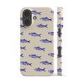 Blue Sardines Phone Case