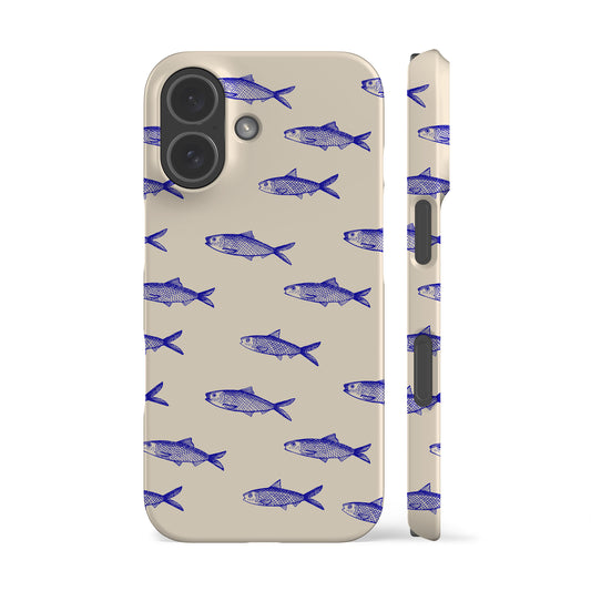 Blue Sardines Phone Case