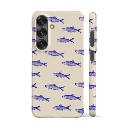 Blue Sardines Phone Case
