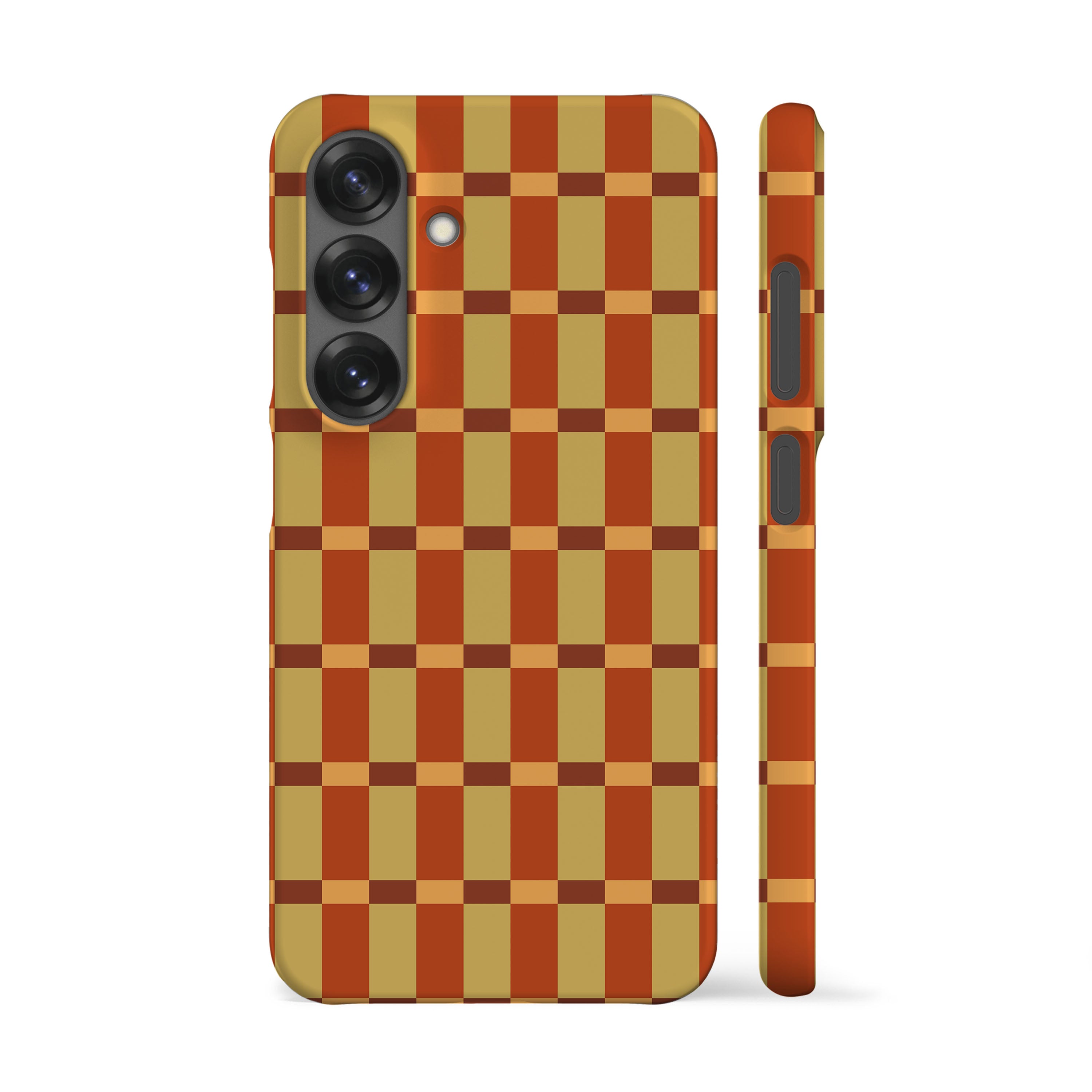 Rust Sage Checkers Phone Case