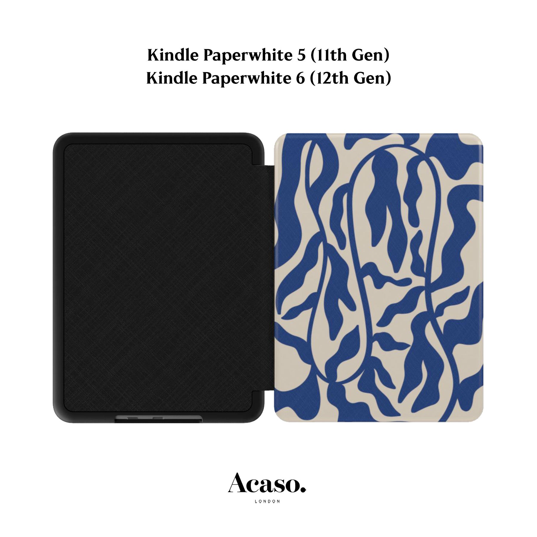 Sea Algae Blue Kindle Case