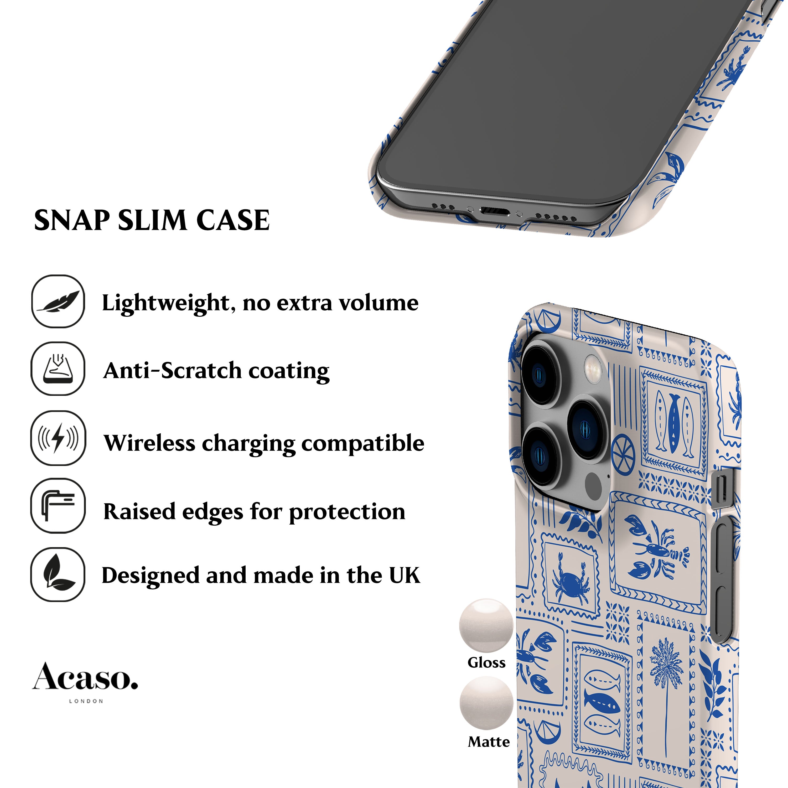 Sicilian Blue Summer Phone Case