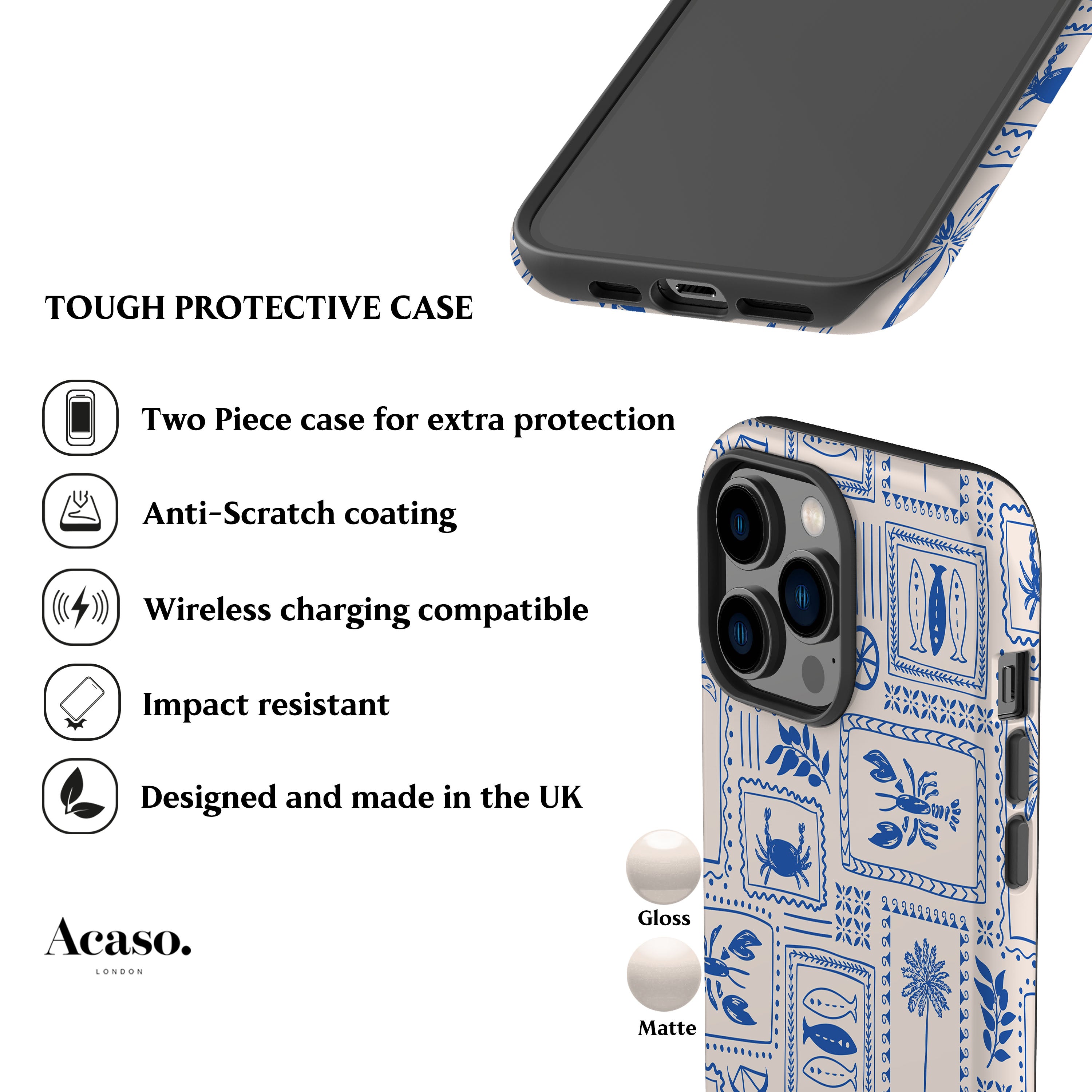 Sicilian Blue Summer Phone Case