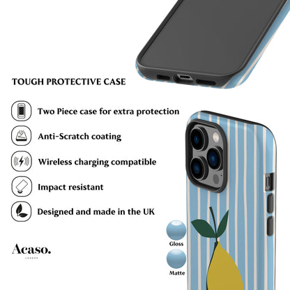 Sicily Lemon Blue Phone Case