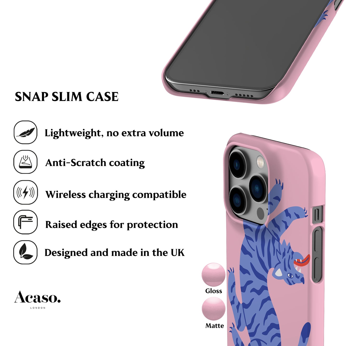 Bengal Tiger Pink Phone Case