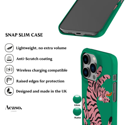 Bengal Tiger Green Phone Case
