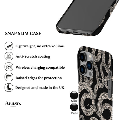 Black Snakes Phone Case