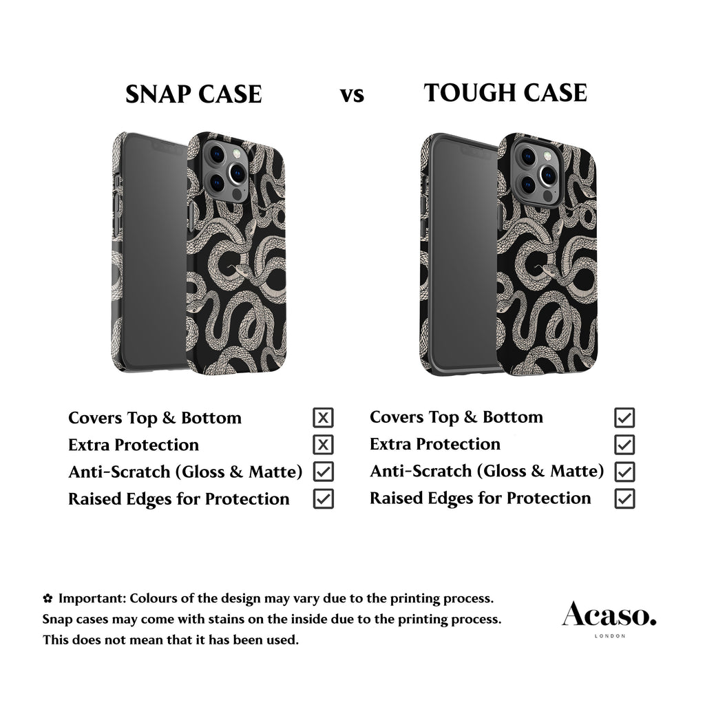 Black Snakes Phone Case