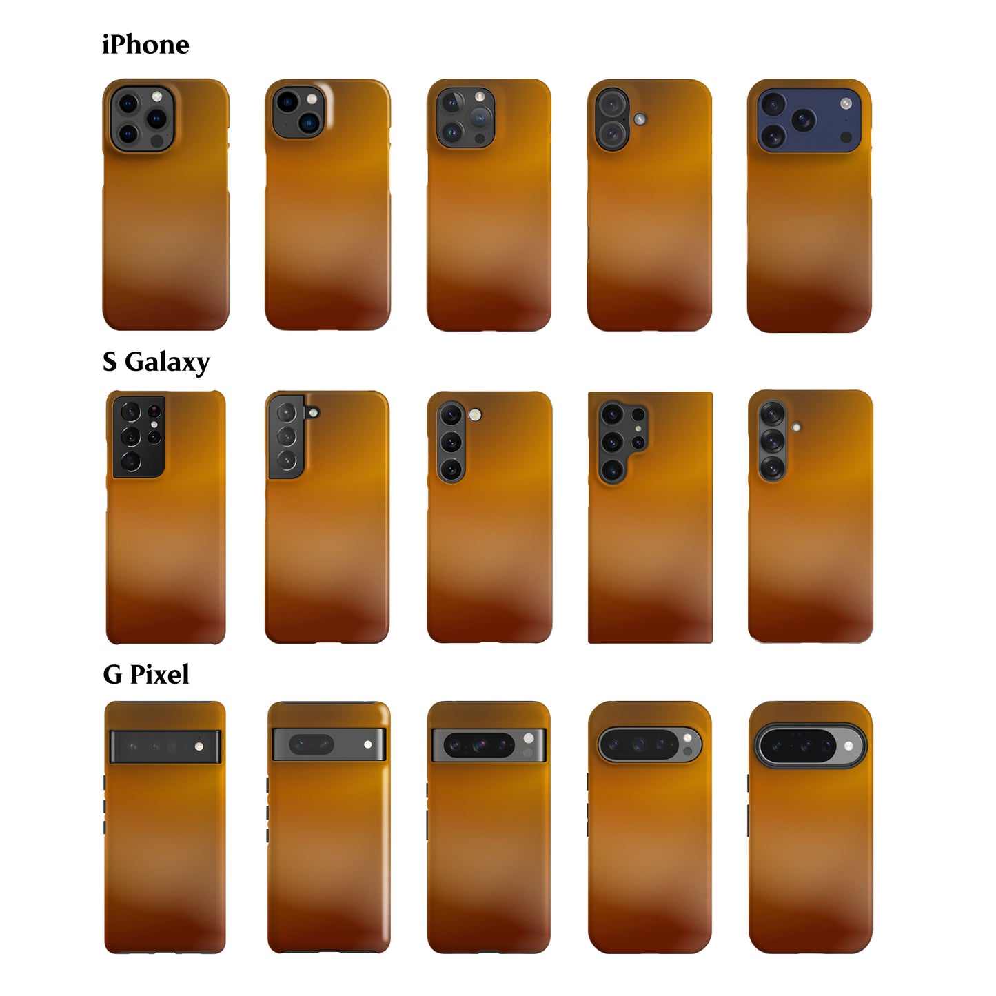 Yellow Amber Phone Case