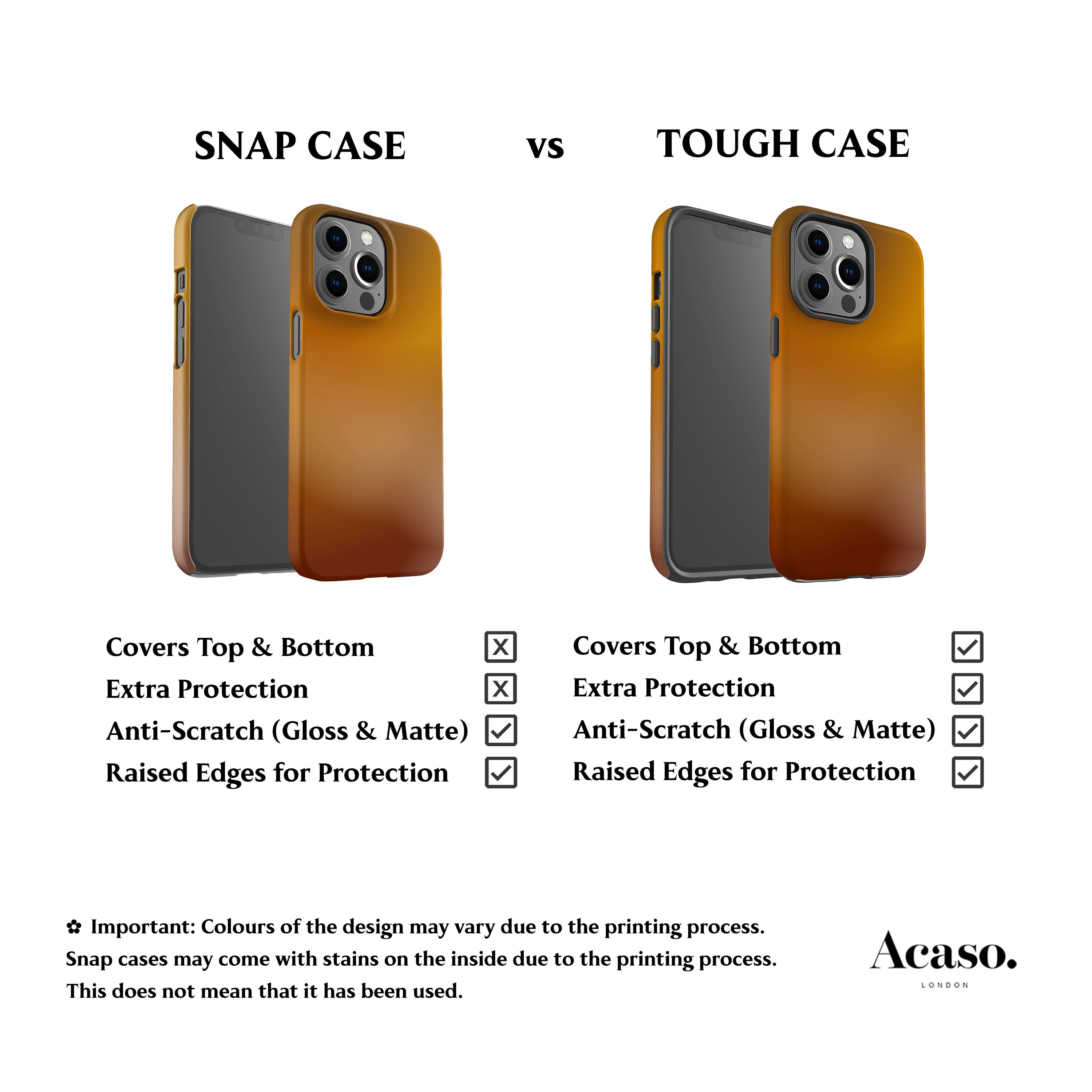 Yellow Amber Phone Case