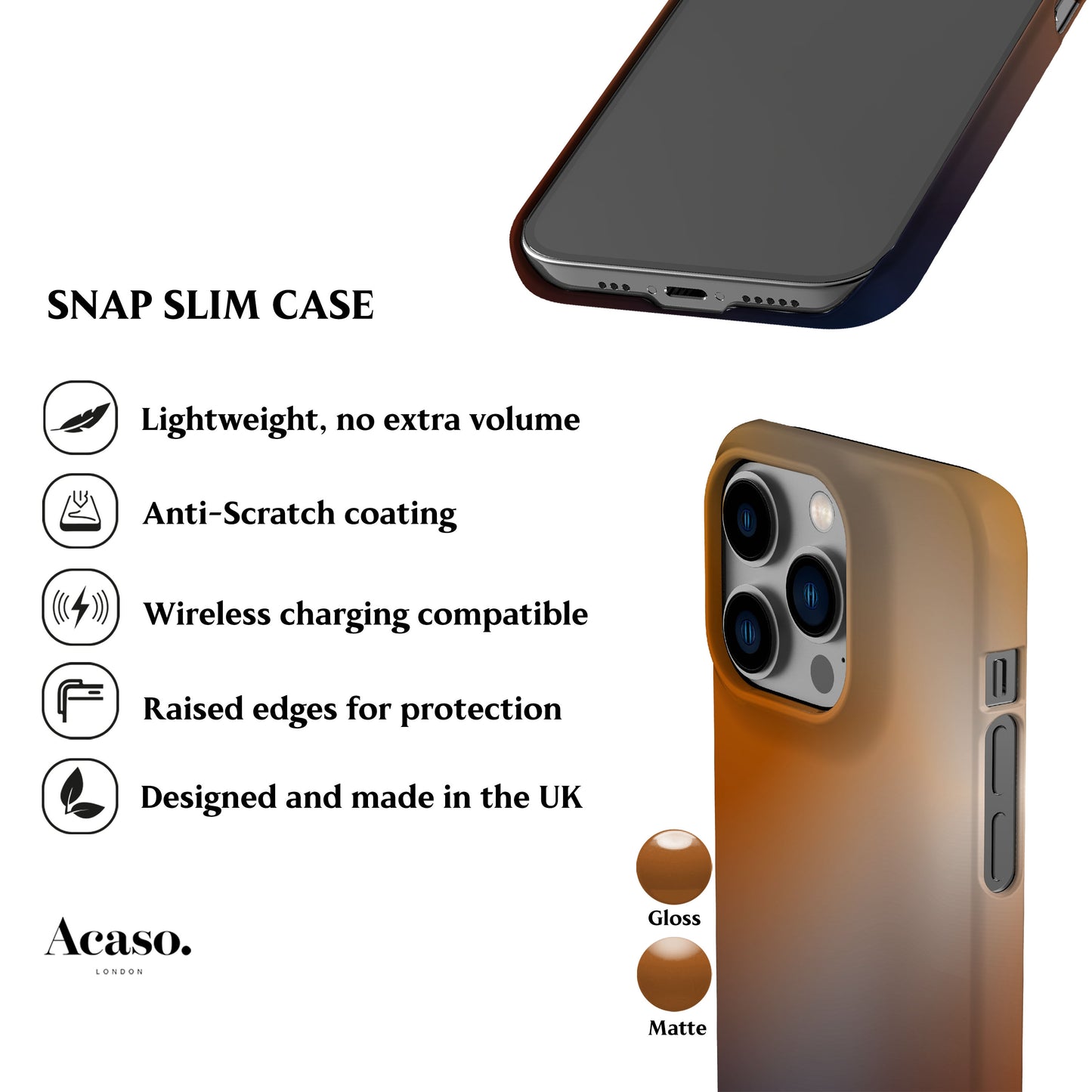 Soft Amber Phone Case