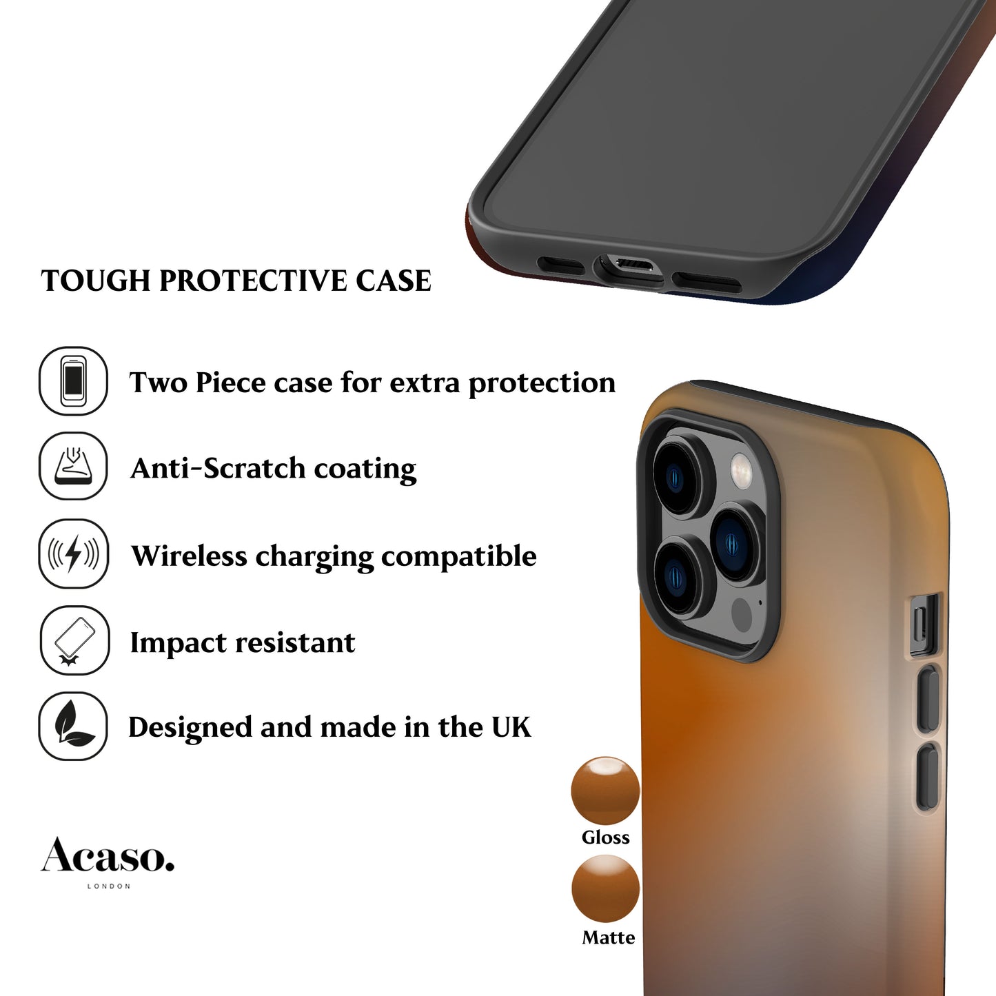 Soft Amber Phone Case