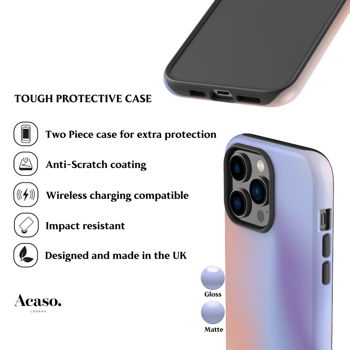 Soft Aura Lilac Phone Case