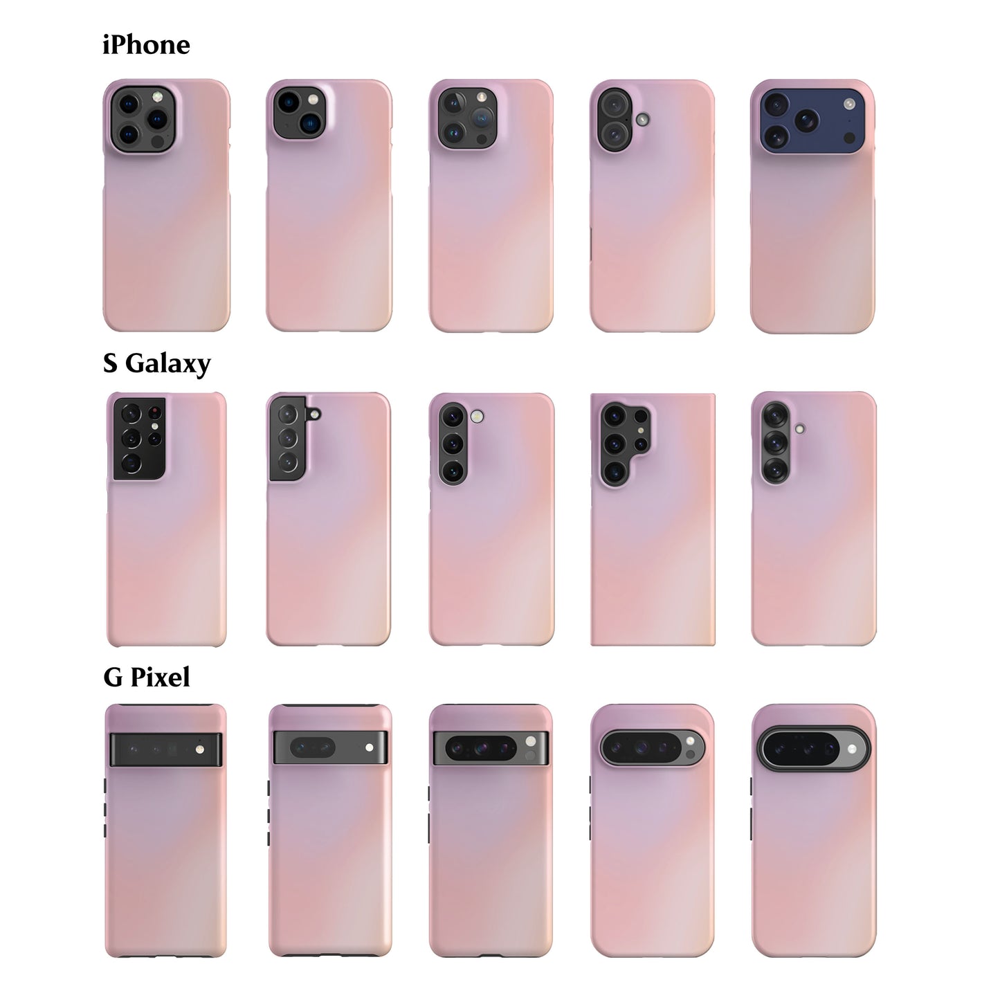 Soft Aura Pink Phone Case