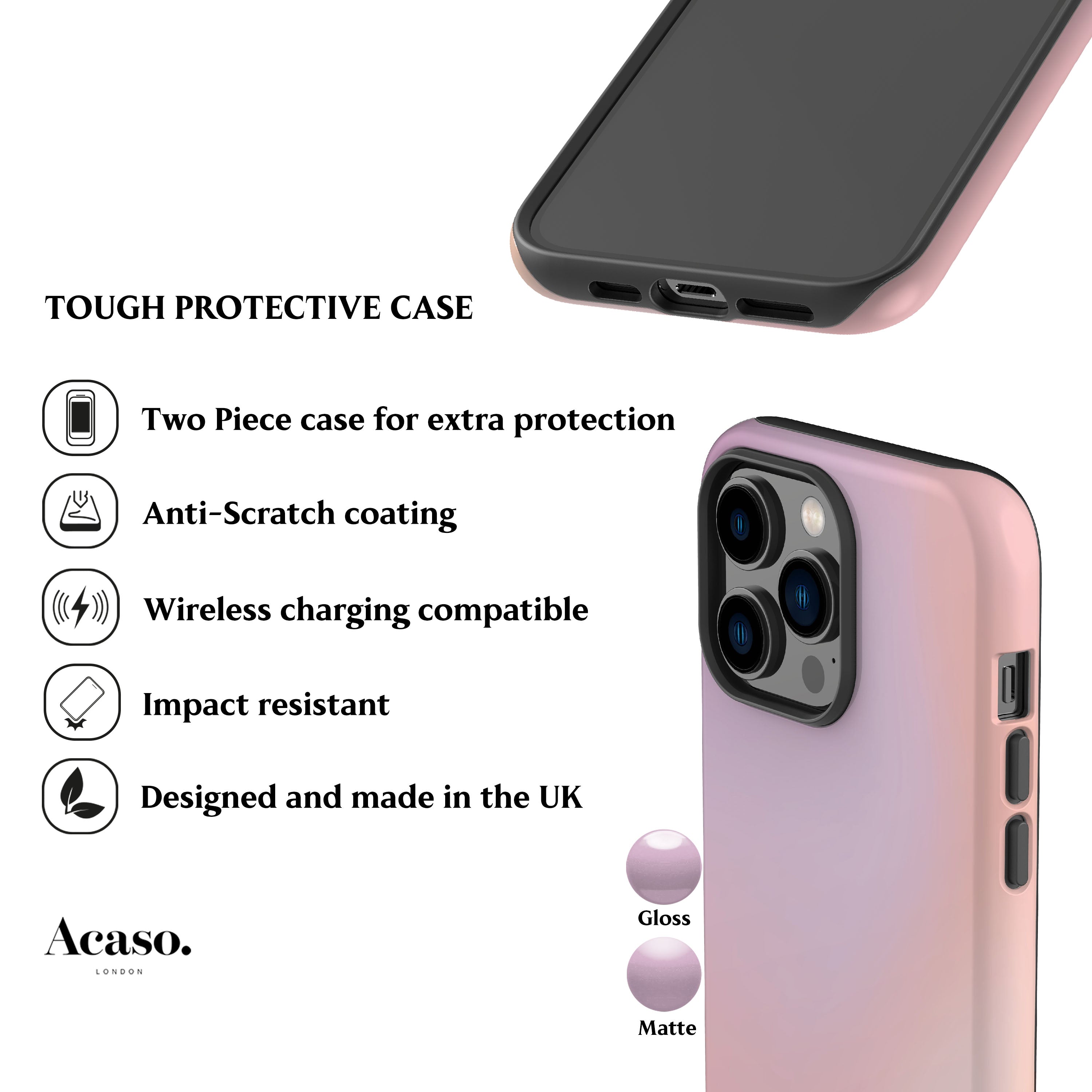 Soft Aura Pink Phone Case