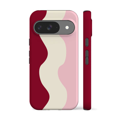 Soft Cream Maroon Pink Phone Case