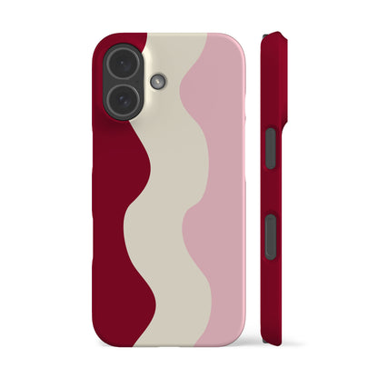 Soft Cream Maroon Pink Phone Case
