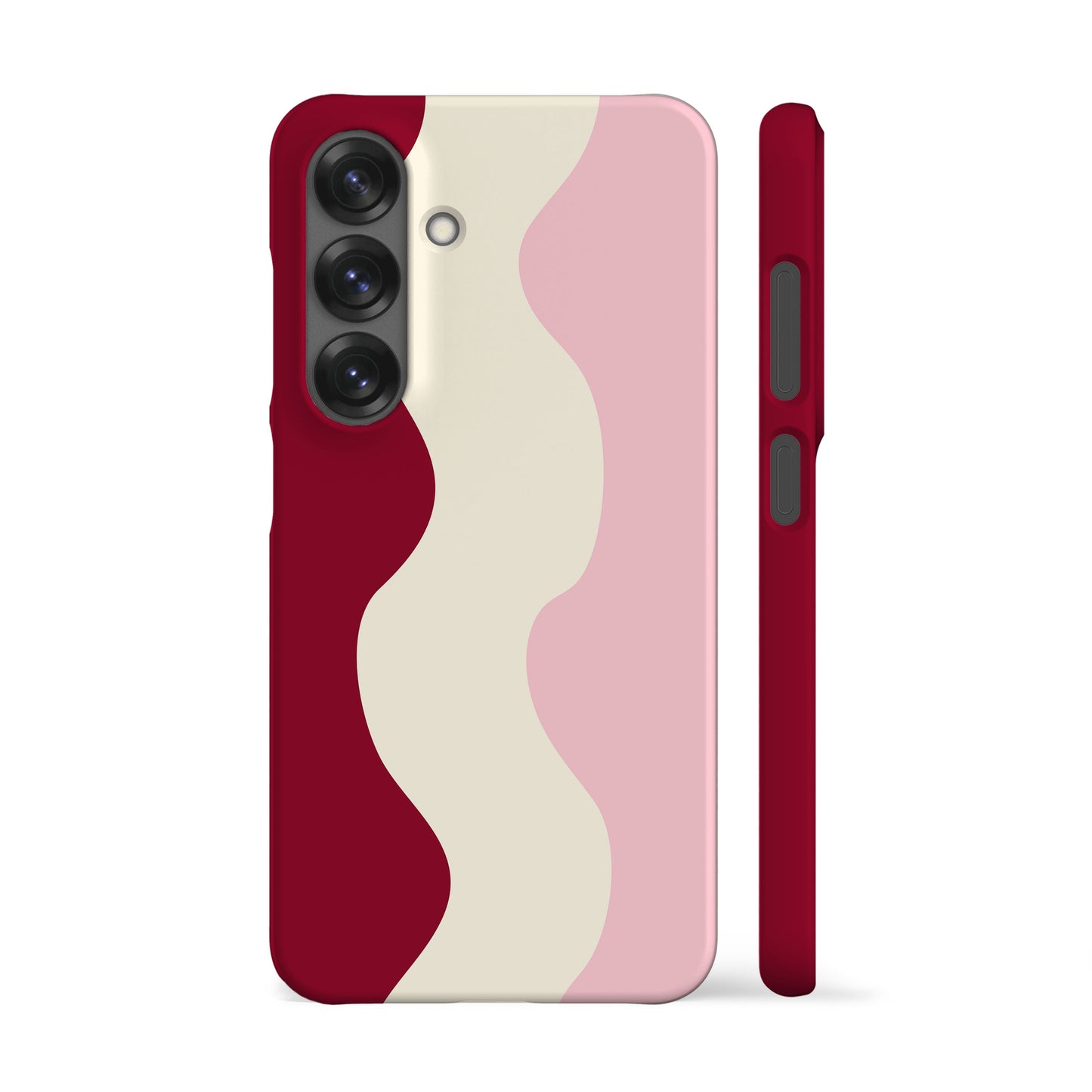 Soft Cream Maroon Pink Phone Case