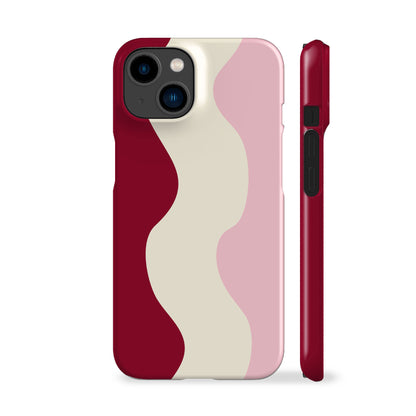 Soft Cream Maroon Pink Phone Case
