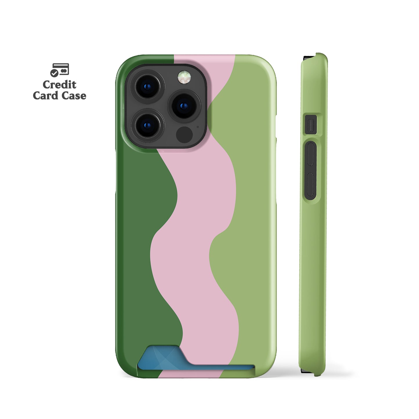 Soft Cream Matcha Green Card Case