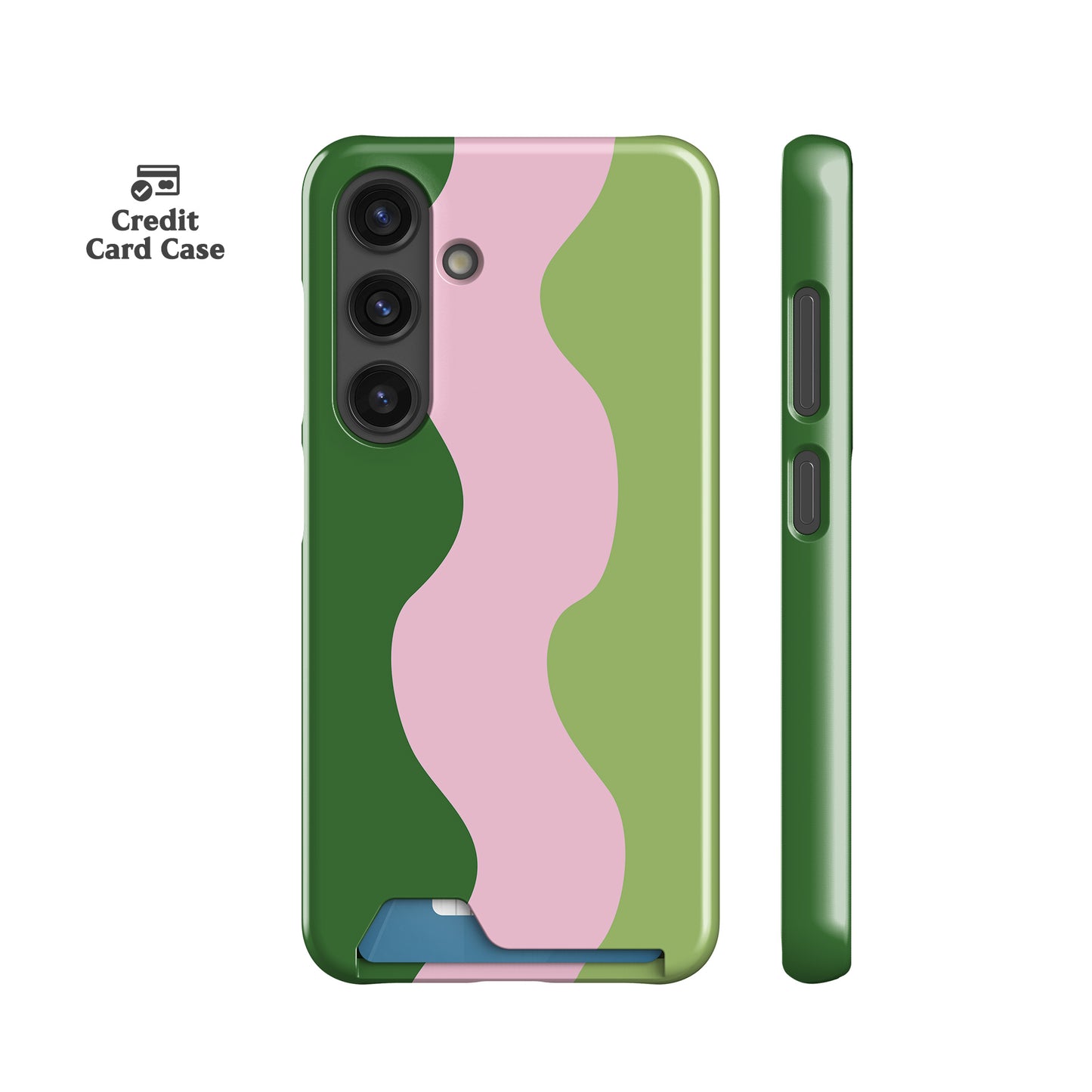 Soft Cream Matcha Green Card Case