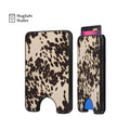 Speckled Cow Print Magnetic Phone Wallet