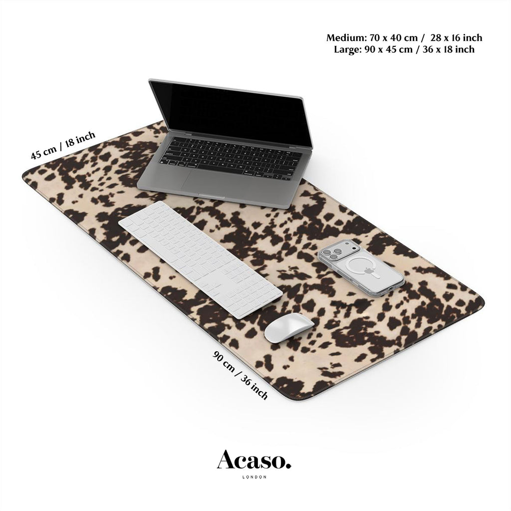 Speckled Cow Desk Mat