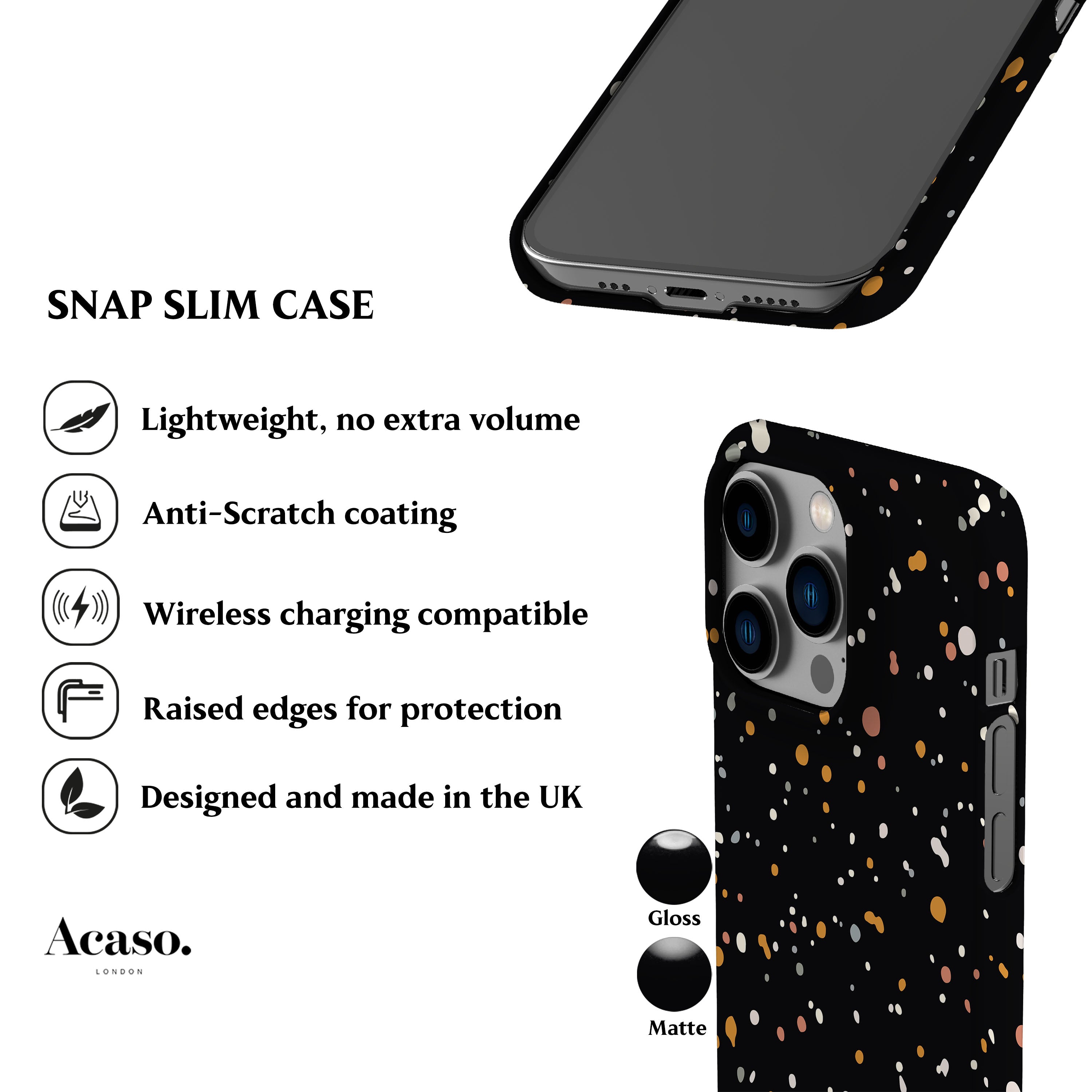 Speckled Dots Allie Phone Case