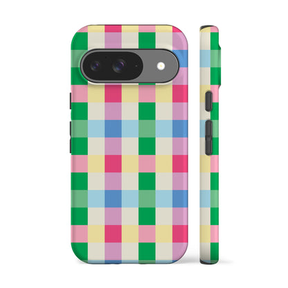 Bright Spring Checkers Phone Case
